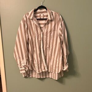 Oversized boyfriend button up
